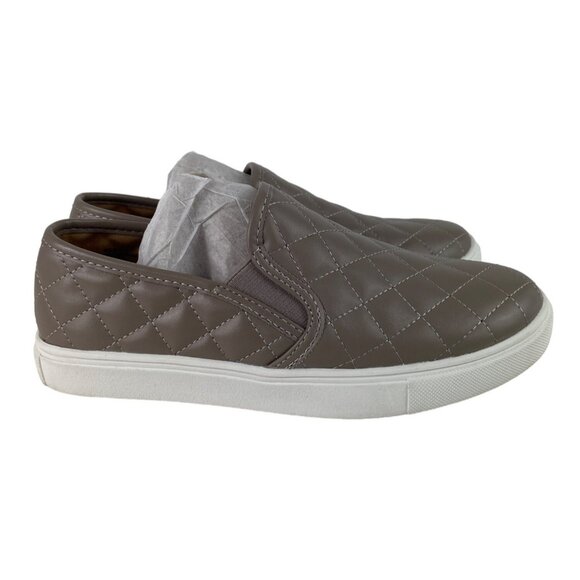Mountain Sole Women's Slip On Sneaker Shoes Quilted Taupe/Gray Ladies 7.5 - Picture 3 of 13